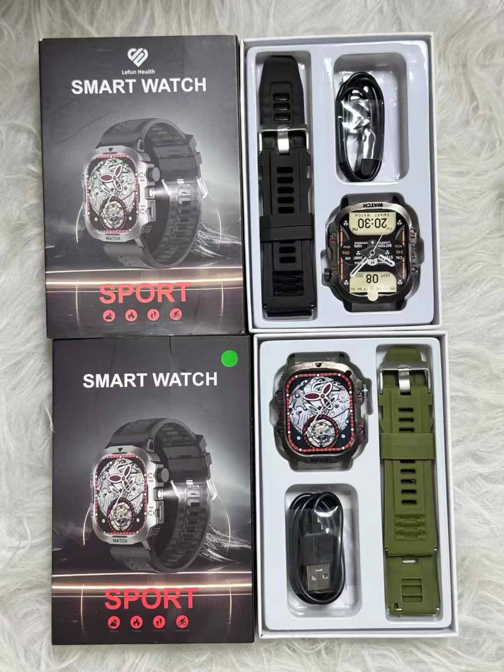 Metal smart watch, multi-language, 700pcs
