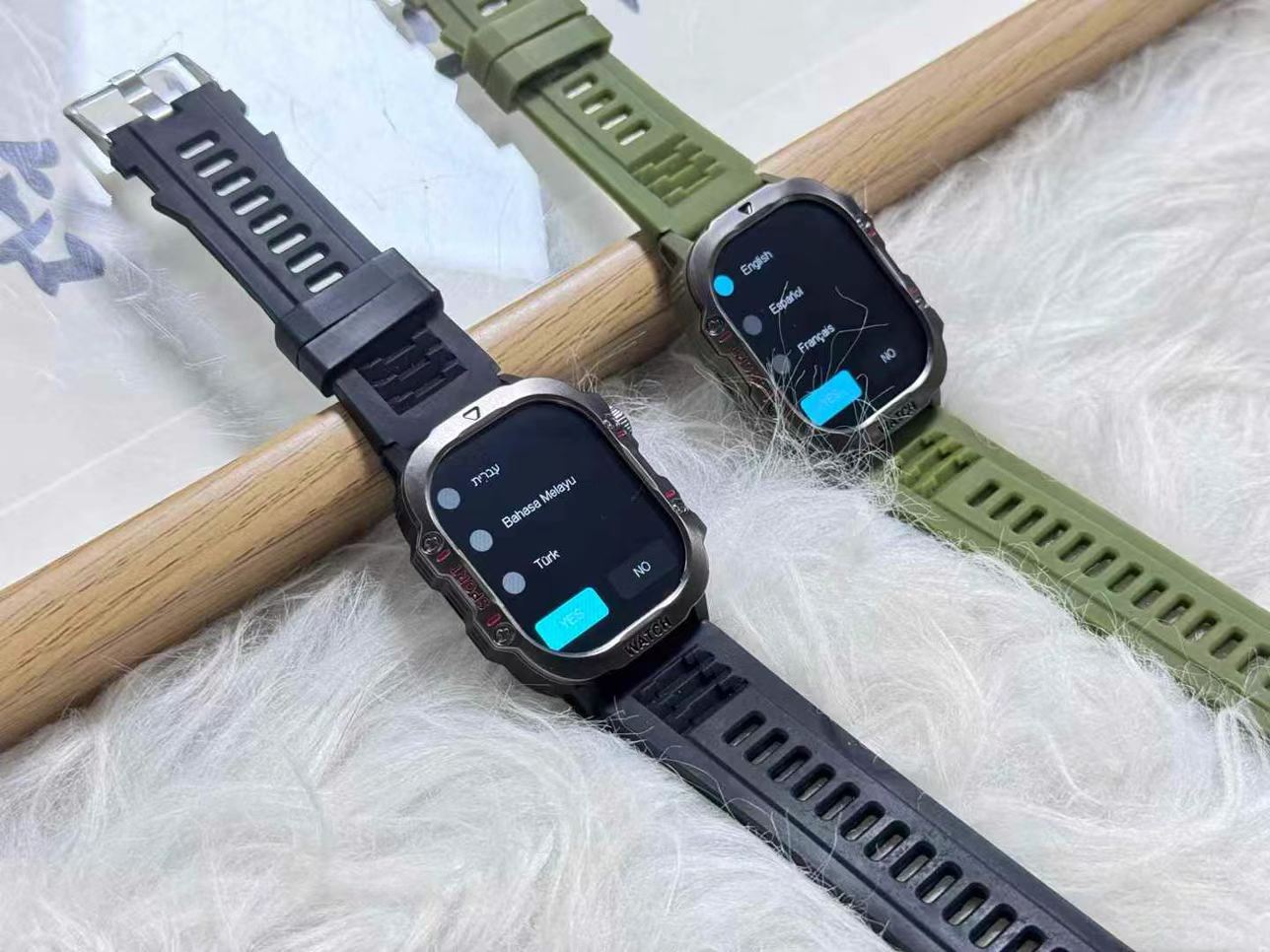Metal smart watch, multi-language, 700pcs