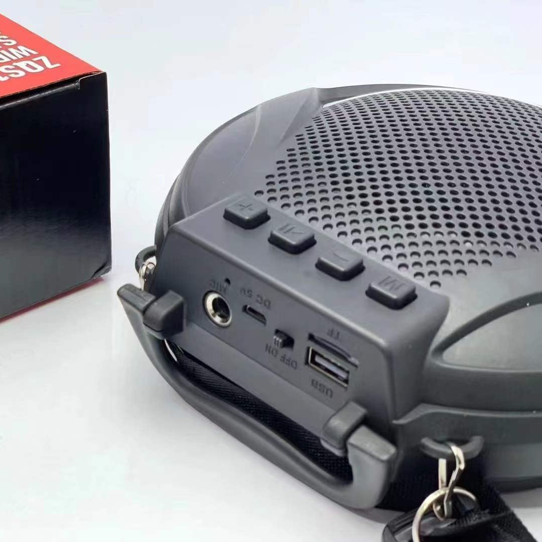 Wireless Bluetooth 4inch Portable Speaker Outdoor Lawn LED Light Speaker with Retractable Control