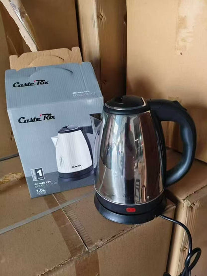 $2.1/pcs.All-steel 1.8 - 2.0 liter electric kettles with long-nozzle 304 steel and normal ones A small number dont have small packages The quantity is 715 pieces