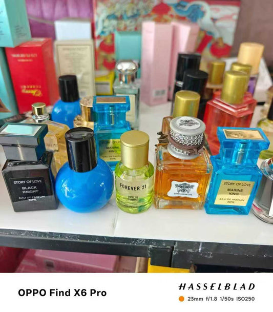 30 - 50ml small perfume, naked bottle