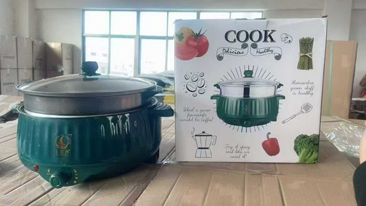 28 cm pumpkin-shaped electric cooking pot