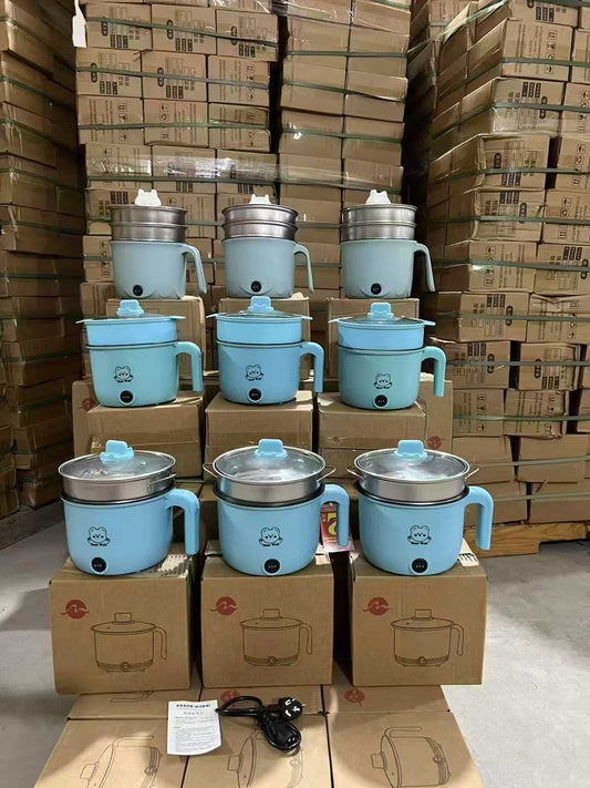 Double-layer electric cooking pot