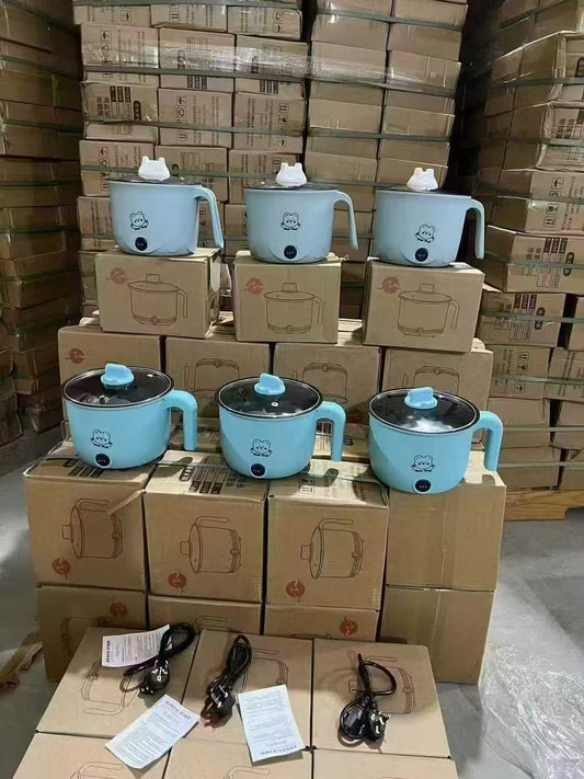 Electric cooking pot, e-commerce box packaging
