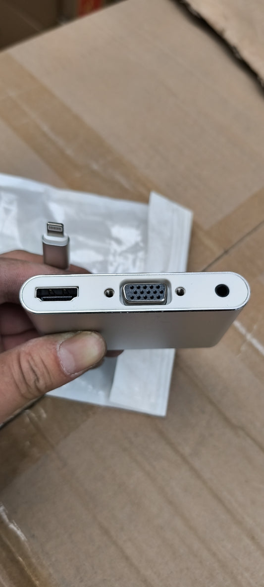 Lightning to HDMI high-definition screen mirroring cable, a screen mirroring adapter cable for Apple devices to connect to TVs.BIG SIZE