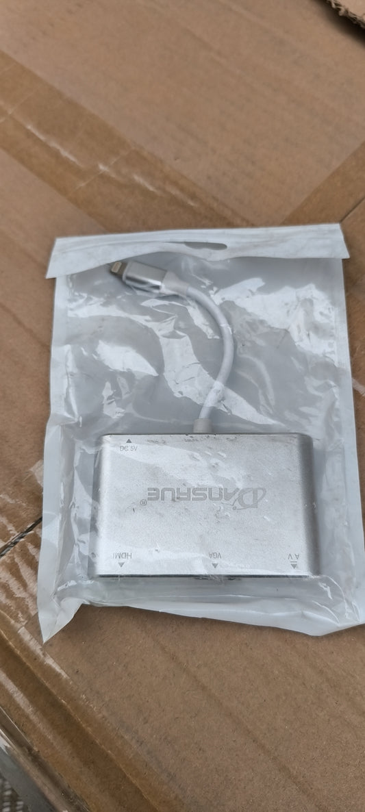 Lightning to HDMI high-definition screen mirroring cable, a screen mirroring adapter cable for Apple devices to connect to TVs.BIG SIZE
