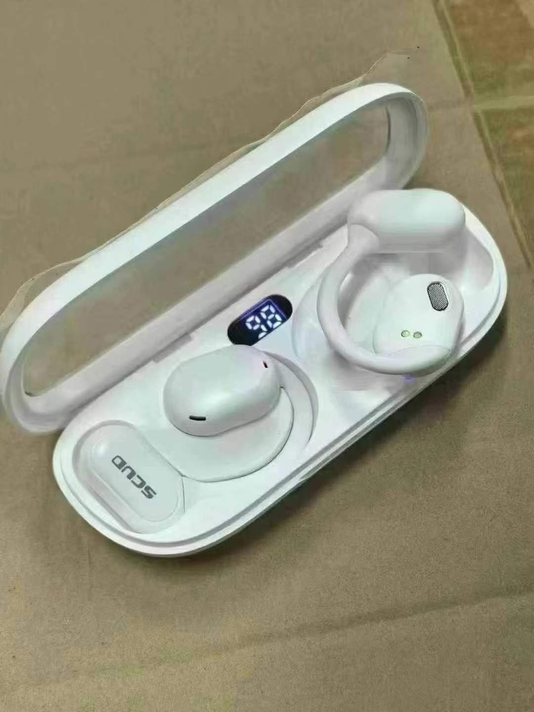 Original SCUD Open Bluetooth Earphones. Super long standby and great sound. Sealed in original boxes. 3000 units, 60 units per box