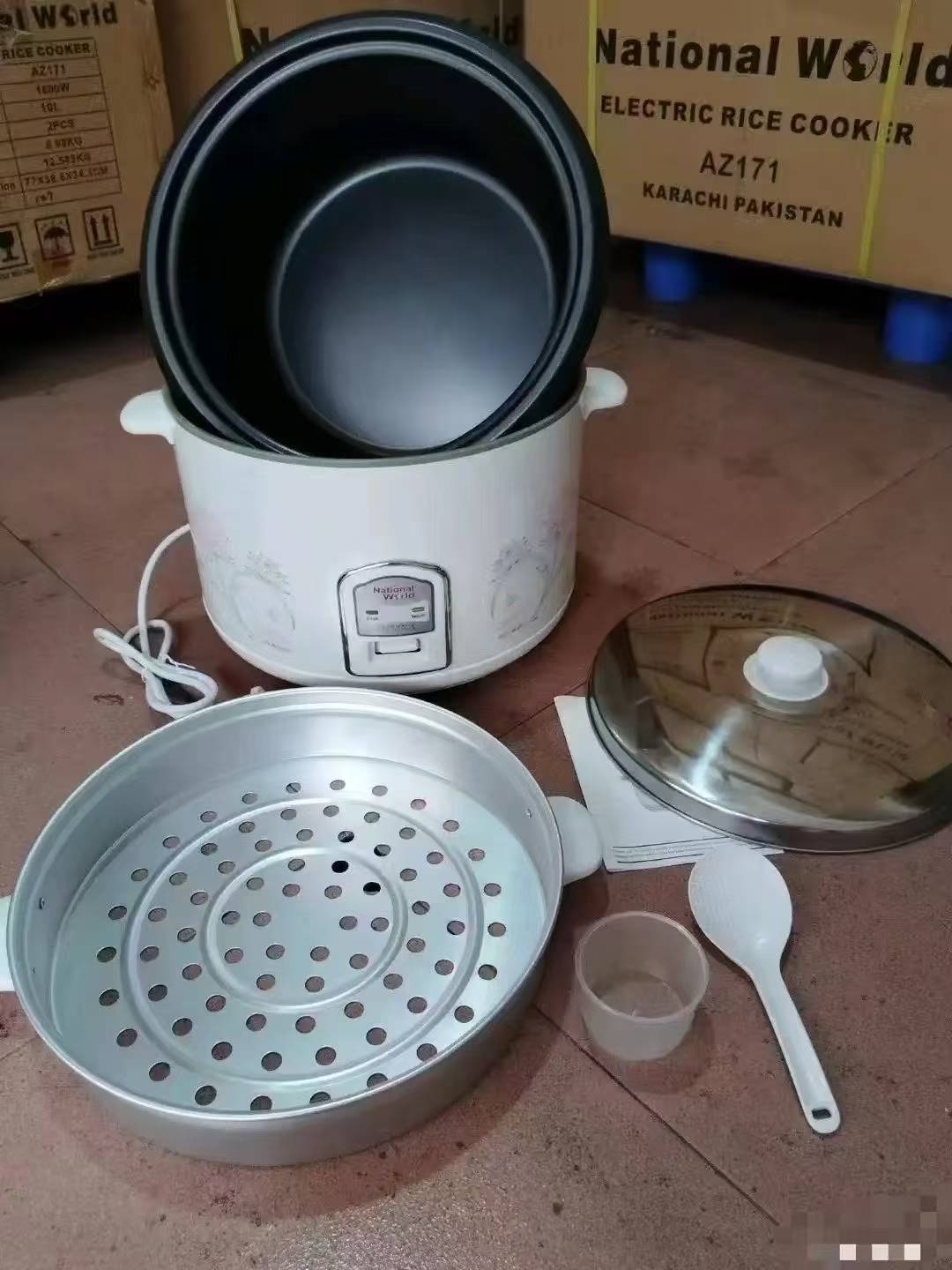 Export foreign trade rice cooker, 220v European standard, with steamer