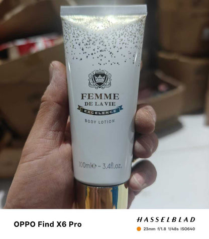 Body lotion, shower gel
